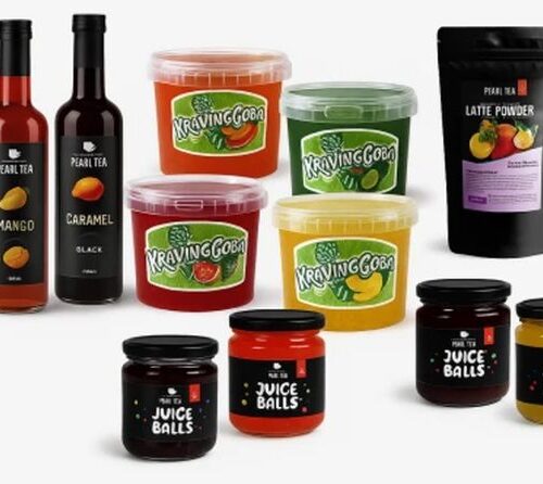 Bubble Tea ingredients and Onigiri packaging from BobaBit