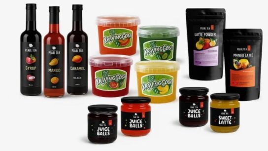 Bubble Tea ingredients and Onigiri packaging from BobaBit