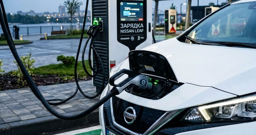 Зарядка на электромобиль Nissan Leaf: инженерные параметры